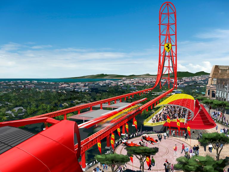 Ferrari land attraction red force