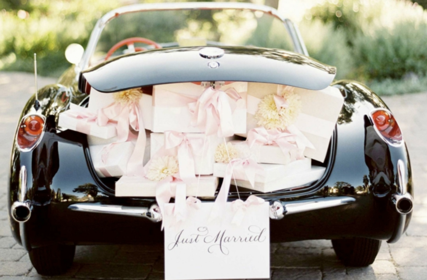 Décoration voiture mariage just married - 10 jolies façons de
