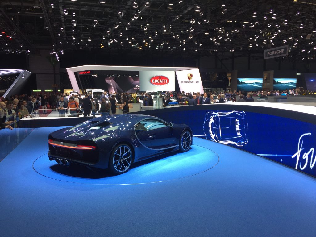 Bugatti Chiron Bleu, Genève 2017