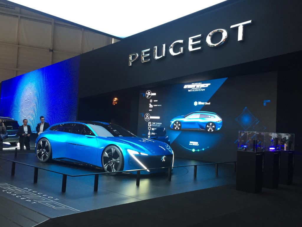 Peugeot instinct concept hybrid, Genève 2017